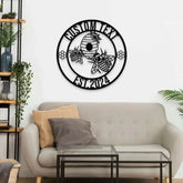 Personalized Family Name Farm Metal Sign - Wall Art Decor - Personalize Farm Home Sign - Metal Farm Family Name