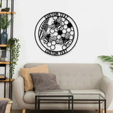 Personalized Family Name Farm Metal Sign - Wall Art Decor - Personalize Farm Home Sign - Metal Farm Family Name