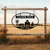Personalized Farm Metal Sign Farm Sign Personalized Farmhouse Sign Custom Farm Decor Farm House Decor Ranch Metal Sign