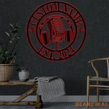 Personalized Floral Chicken Coop Sign with Led Light Hen House Coop Sign Farm Metal Sign Metal Chicken Coop Sign Custom