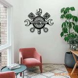 Personalized Garage Metal Sign With LED Garage Metal Sign With Led Lights Mechanic Gift Fathers Day Gift Gift For Dad