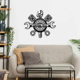 Personalized Garage Metal Sign With LED Garage Metal Sign With Led Lights Mechanic Gift Fathers Day Gift Gift For Dad