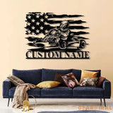 Personalized Go Kart Racing Metal Sign with LED Light Custom Go Kart Racing Sign Go Kart Racer Name Sign Go Kart Gifts