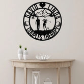 Personalized Golf Couple Wedding Metal Sign with Led Lights Couple Therapy Sign Custom Name Sign Couple Golfer Gifts