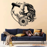 Personalized Hair Salon Metal Sign Custom Hairstylist Wall Decor Beauty Salon Welcome Sign Salon Wall Art Christmas