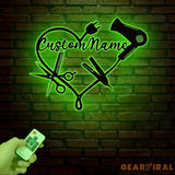 Personalized Hair Salon Metal Sign Custom Hairstylist Wall Decor Beauty Salon Welcome Sign Salon Wall Art Christmas