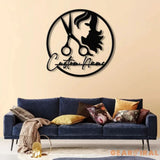 Personalized Hair Salon Metal Sign Custom Hairstylist Wall Decor Beauty Salon Welcome Sign Salon Wall Art Christmas