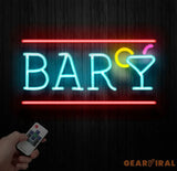 Personalized Home Bar Neon Sign Custom Name Bar Neon Sign Neon Sign Gifts Neon Sign for Dad Christmas Gift Neon Man