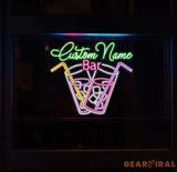 Personalized Home Bar Neon Sign Custom Name Bar Neon Sign Neon Sign Gifts Neon Sign for Dad Christmas Gift Neon Man