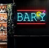 Personalized Home Bar Neon Sign Custom Name Bar Neon Sign Neon Sign Gifts Neon Sign for Dad Christmas Gift Neon Man