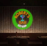 Personalized Home Bar Neon Sign Custom Name Bar Neon Sign Neon Sign Gifts Neon Sign for Dad Father’s Day Gift Neon Man