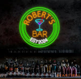 Personalized Home Bar Neon Sign Custom Name Bar Neon Sign Neon Sign Gifts Neon Sign for Dad Father’s Day Gift Neon Man