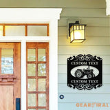 Personalized Home Farm Metal Sign - Wall Art Decor - Personalize Farm Home Sign - Metal Farm Family Name - Garden Decor