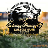 Personalized Hunter Memorial Stake Memorial Stake Hunter Loss In Memorial Of Gift Hunter Loss Dad Lost Sympathy Sign