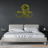 Personalized Infinity Rose Led Light Metal Sign Couple Name Sign Family Established Custom Love Wall Art Engagement