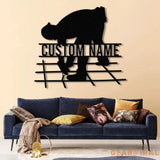 Personalized Ironworker LED Metal Sign – Custom Welder Name Sign – Unique Ironworker Wall Decor – Xmas or Birthday Gift