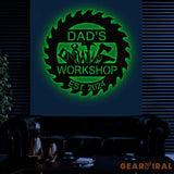 Personalized Mechanic Tools Metal Sign Dad Workshop Sign Custom Handyman Tools Sign Garage Sign Repair Tools Wall Art