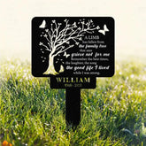 Personalized Memorial Stake Metal Tree Of Life Memorial Stake In Loving Memorial Remembrance Stake Sympathy Gift