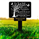 Personalized Memorial Stake Metal Tree Of Life Memorial Stake In Loving Memorial Remembrance Stake Sympathy Gift