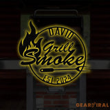 Personalized Metal Barbecue Wall Sign with Led Light Custom Grill Sign Barbecue Sign for Outdoor Large BBQ Sign