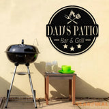 Personalized Metal BBQ Sign Led Light Metal Barbecue Sign Metal Bar and Grill Sign Custom Bar and Grill Sign Custom