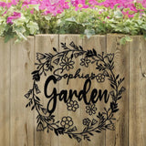 Personalized Metal Garden Sign / Sign For Garden / Personalized Sign / Custom Garden Sign / Outdoor Decor