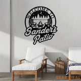 Personalized Metal Patio Sign with Led Lights Welcome to Our Patio Sign Custom Family Name Custom Family Last Name Sign