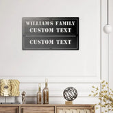 Personalized Metal Sign Metal Sign Family Bar and Grill Sign - Personalized Decor - Wall Art - Personalized Gifts