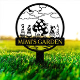 Personalized Mimi’s Garden Gnome Metal Sign Custom Gnome Gifts Garden Decor - Gearviral