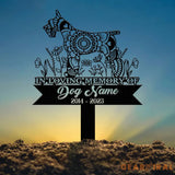 Personalized Miniature Schnauzer Mandala Garden Stake Zentangle Yard Art Dog Memorial Sign Outdoor Decor Pet Loss