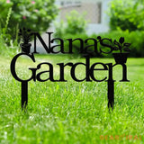 Personalized Nana Garden Sign With Stake Custom Vegetable Garden Stake Vegetables Sign Gardeners Gift Garden Decor Gift
