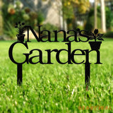 Personalized Nana Garden Sign With Stake Custom Vegetable Garden Stake Vegetables Sign Gardeners Gift Garden Decor Gift