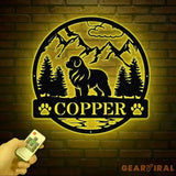 Personalized New Foundland Metal Sign Custom Dog Name Sign Dog Memorial Gift New Foundland Wall Decor Dog Lovers Wall