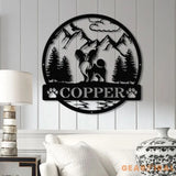 Personalized Papillon Metal Sign Custom Dog Name Sign Dog Memorial Gift Papillon Wall Decor Dog Lovers Wall Art Dog Mom