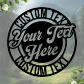 Personalized Patio Sign - Make it Your Own Wording - Custom Metal Wall Sign Personalized Metal Sign Wall Decor