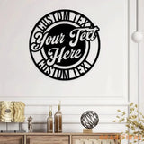 Personalized Patio Sign - Make it Your Own Wording - Custom Metal Wall Sign Personalized Metal Sign Wall Decor