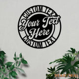 Personalized Patio Sign - Make it Your Own Wording - Custom Metal Wall Sign Personalized Metal Sign Wall Decor