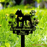 Personalized Pitbull Memorial Stake - Pit Bull Terrier Dog Garden Stake Sign - Custom Pitbull Name Yard Stake - Dog