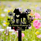 Personalized Pitbull Memorial Stake - Pit Bull Terrier Dog Garden Stake Sign - Custom Pitbull Name Yard Stake - Dog
