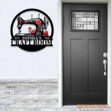 Personalized Sewing Machine With Flower Sign Custom Quilting Sign For Sewing Room Decor Craft Room Sign Gift for Mom &
