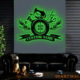 Personalized Sewing Room Metal Sign with Led Light Craft Sign Decor Craft Quilting Sign Art Room Decor Sewing Hobby