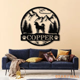 Personalized Shiba Inu Metal Sign Custom Dog Name Sign Dog Memorial Gift Shiba Inu Wall Decor Dog Lovers Wall Art Dog