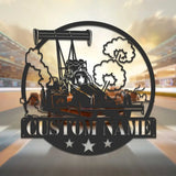 Personalized Top Fuel Dragster Metal Wall Art - Custom Dragster Name Sign Decoration For Room - Drag Racing Home Decor