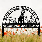 Personalized Vizsla Memorial Stake Pet Grave Marker with Stake Vizsla Dog Loss Gift Sympathy Sign Remembrance Stake