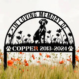Personalized Vizsla Memorial Stake Pet Grave Marker with Stake Vizsla Dog Loss Gift Sympathy Sign Remembrance Stake