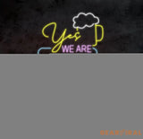 Personalized We Are Open Neon Sign Custom Name Bar Neon Sign Neon Sign Gifts Neon Sign for Dad Christmas Gift Neon Man