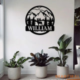 Personalized Wild Family Metal Signs Custom Metal Family Name Sign Outdoor Metal Sign Anniversary Gift Personalized
