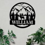 Personalized Wild Family Metal Signs Custom Metal Family Name Sign Outdoor Metal Sign Anniversary Gift Personalized