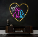 Pet Grooming Neon Sign Grooming Led Sign Custom Pet Spa Neon Light Pet Shop Open Neon Light Pet Spa Sign Pet Shop