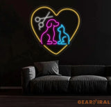 Pet Grooming Neon Sign Grooming Led Sign Custom Pet Spa Neon Light Pet Shop Open Neon Light Pet Spa Sign Pet Shop